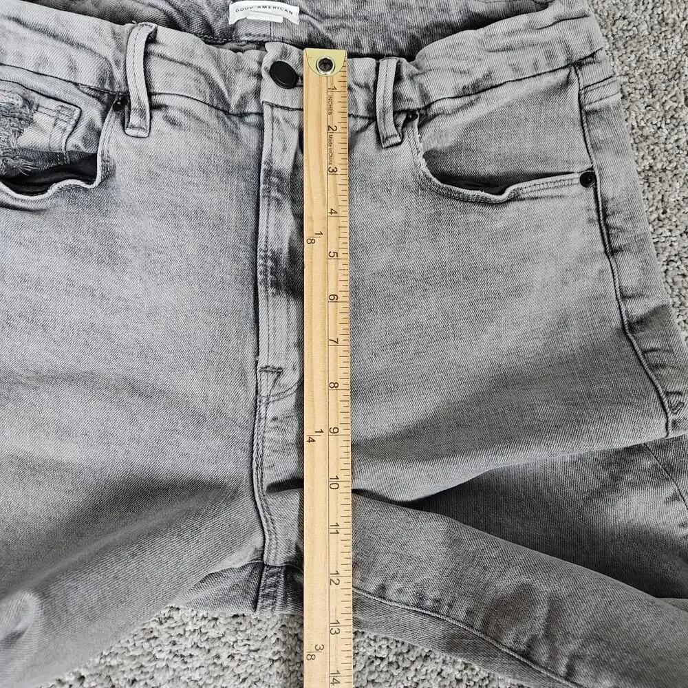 Good American Jeans Womens 15 Faded Black Good Classic Skinny Stretch Denim - Picture 8 of 11